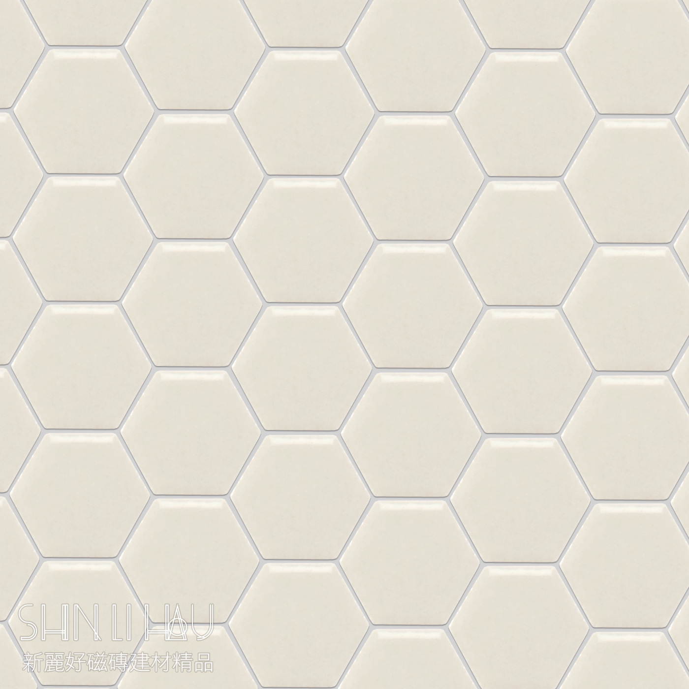 彩石六角形馬賽克(12X14顆/張) - 6705A921