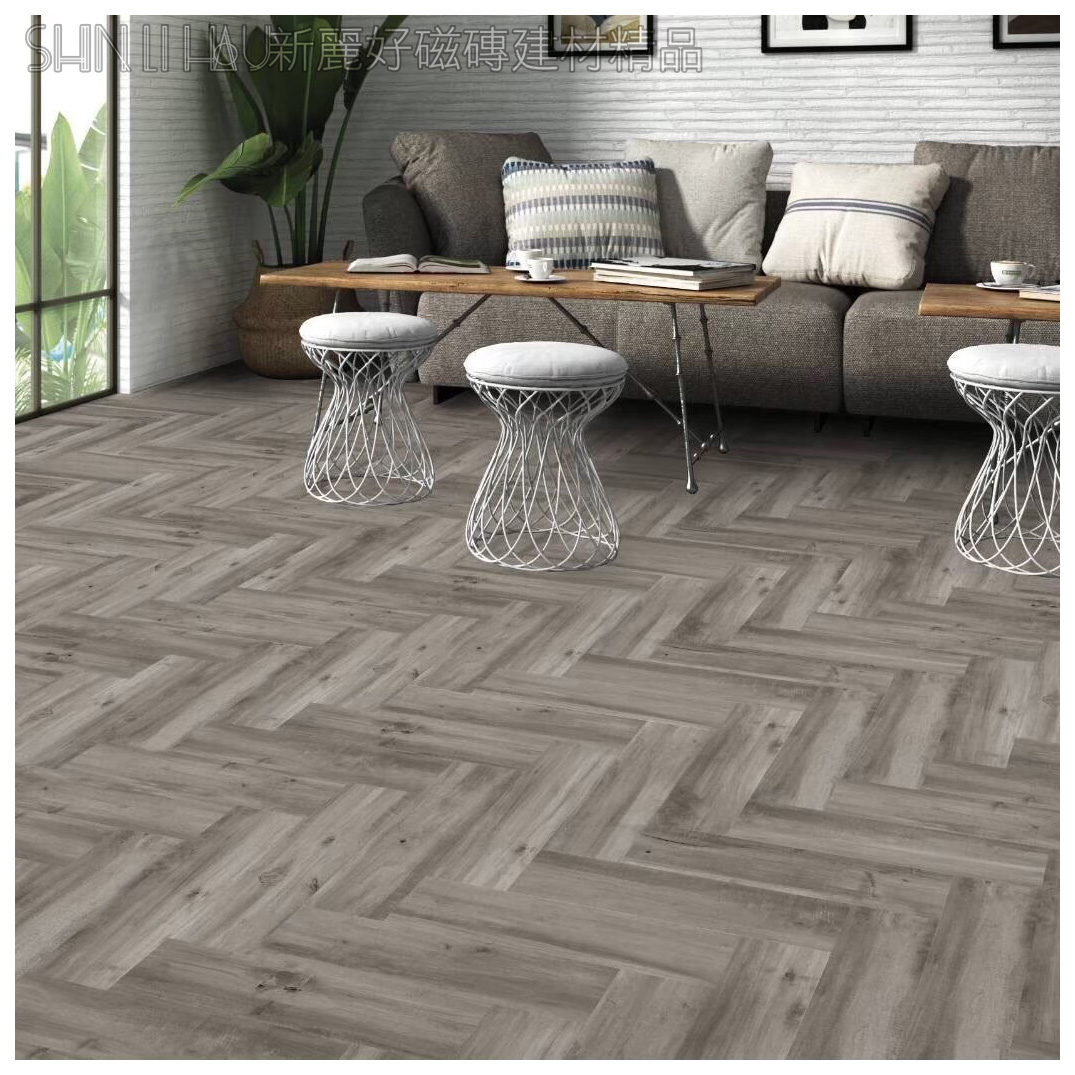 木地板磚特價推薦-清靈木紋磁磚 每坪特價2880元 - 灰