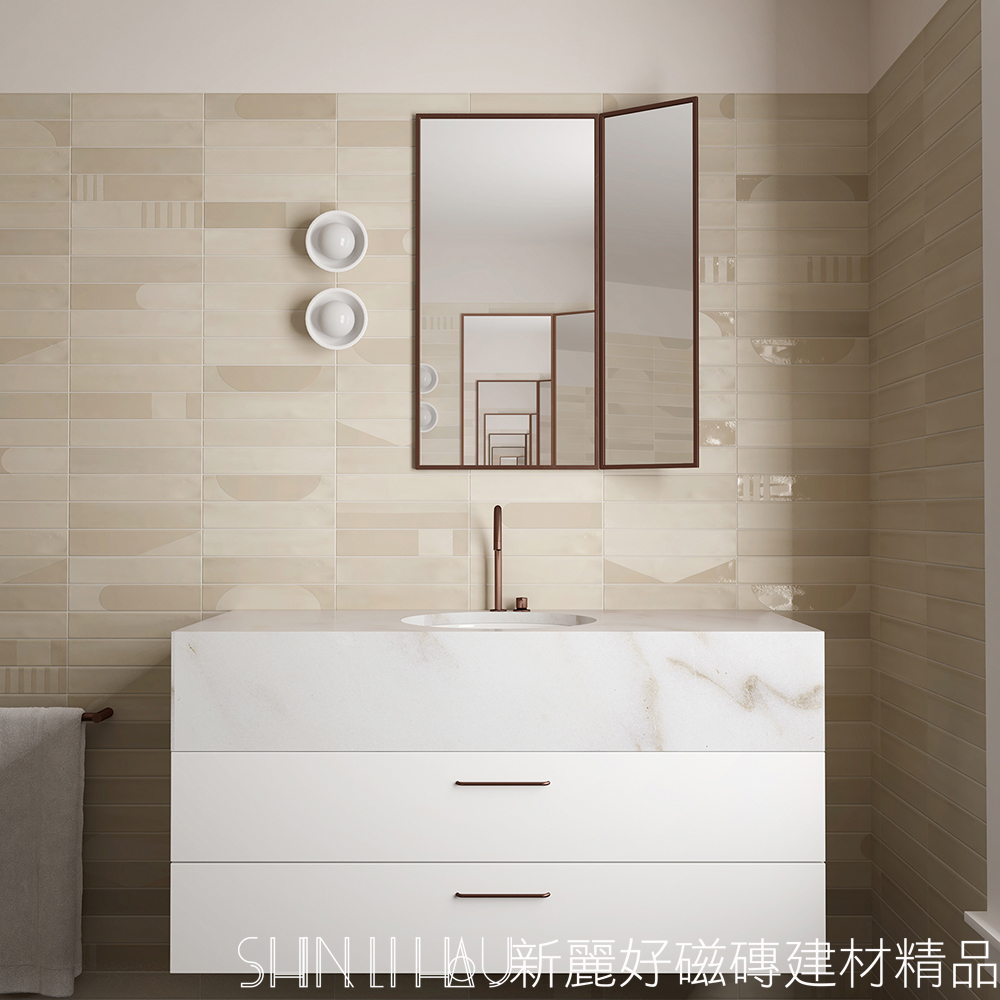 長條磚推薦-憩谷系列 - 奶油花磚 長條磚推薦-憩谷系列 - 奶油花磚