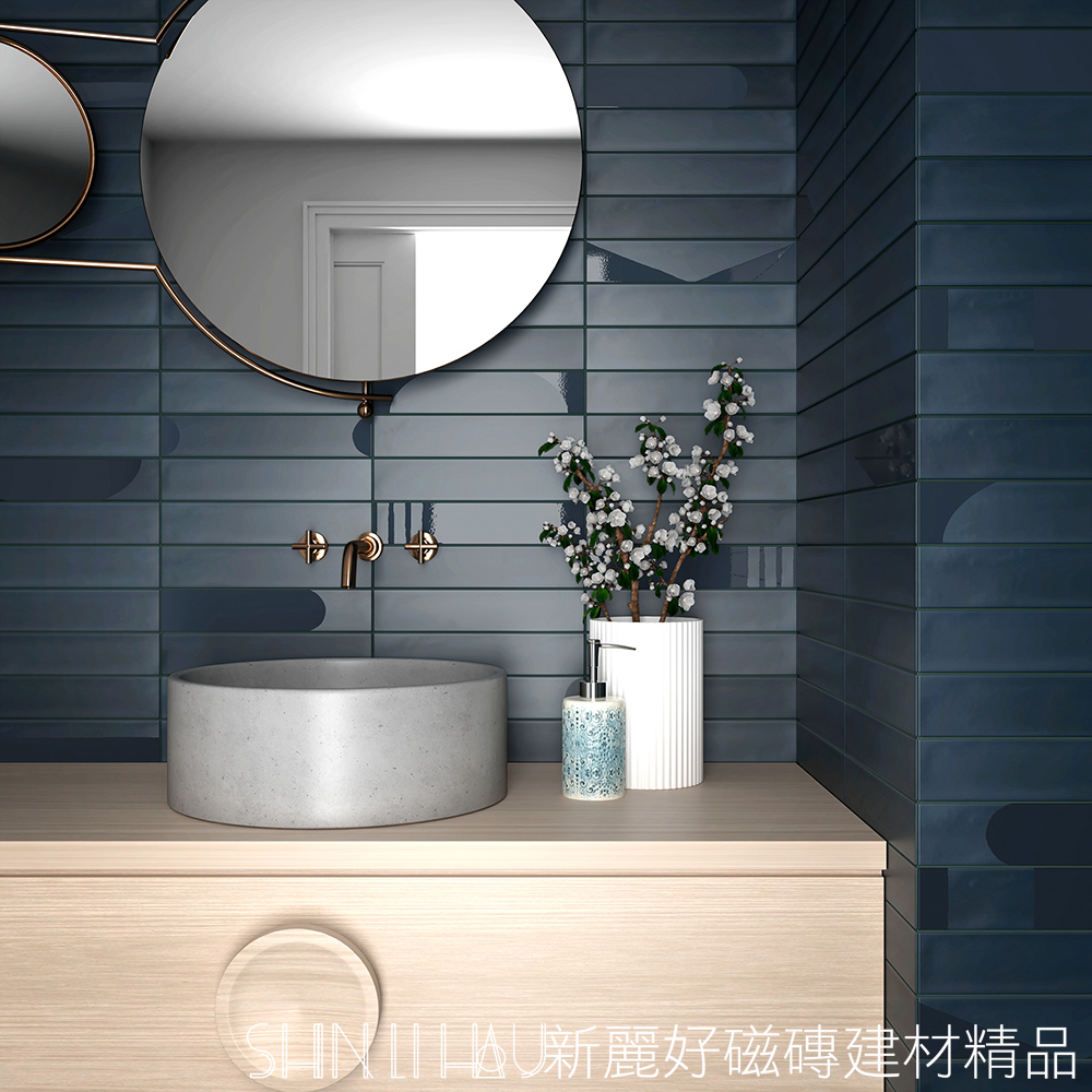 長條磚推薦-憩谷系列 - 靛藍花磚 長條磚推薦-憩谷系列 - 靛藍花磚