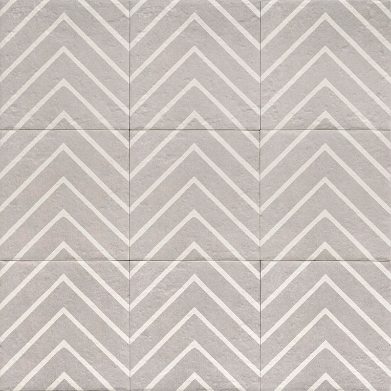 灰境系列磁磚 20×20｜霧面中性灰白｜牆地兩用｜Mainzu - 灰境花磚F1