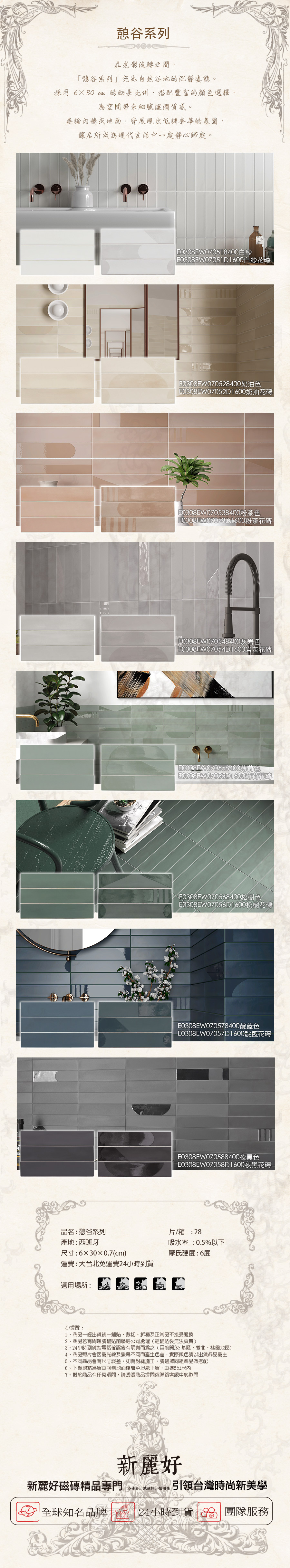 藍色長條地鐵磚